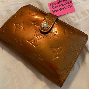 Louis Vuitton Gold Vernis Wallet